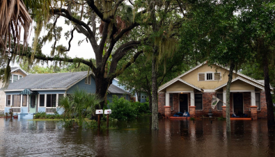 Hurricane flooding